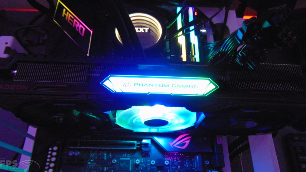 ASRock Radeon RX 6750 XT Phantom Gaming D Installed in Computer RGB