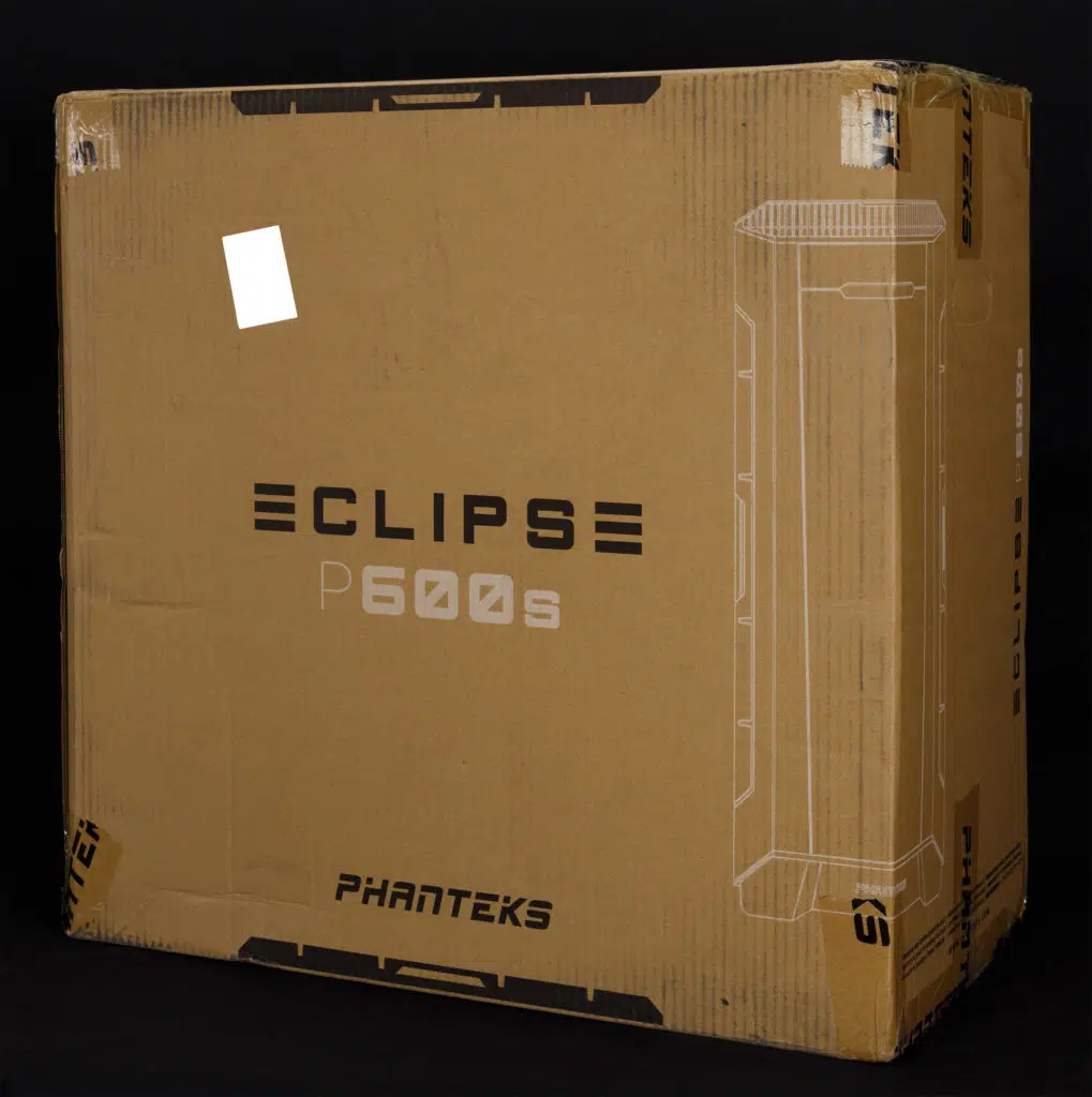 Phanteks P600s Matte White box side two