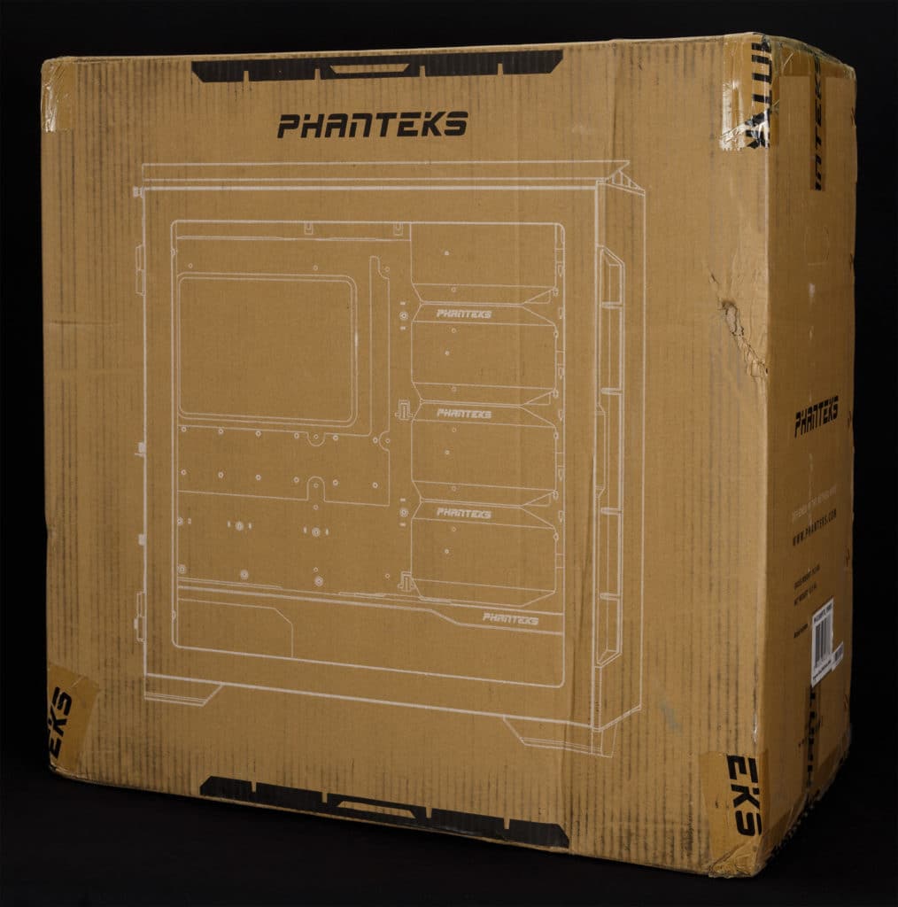 Phanteks P600s Matte White box side one