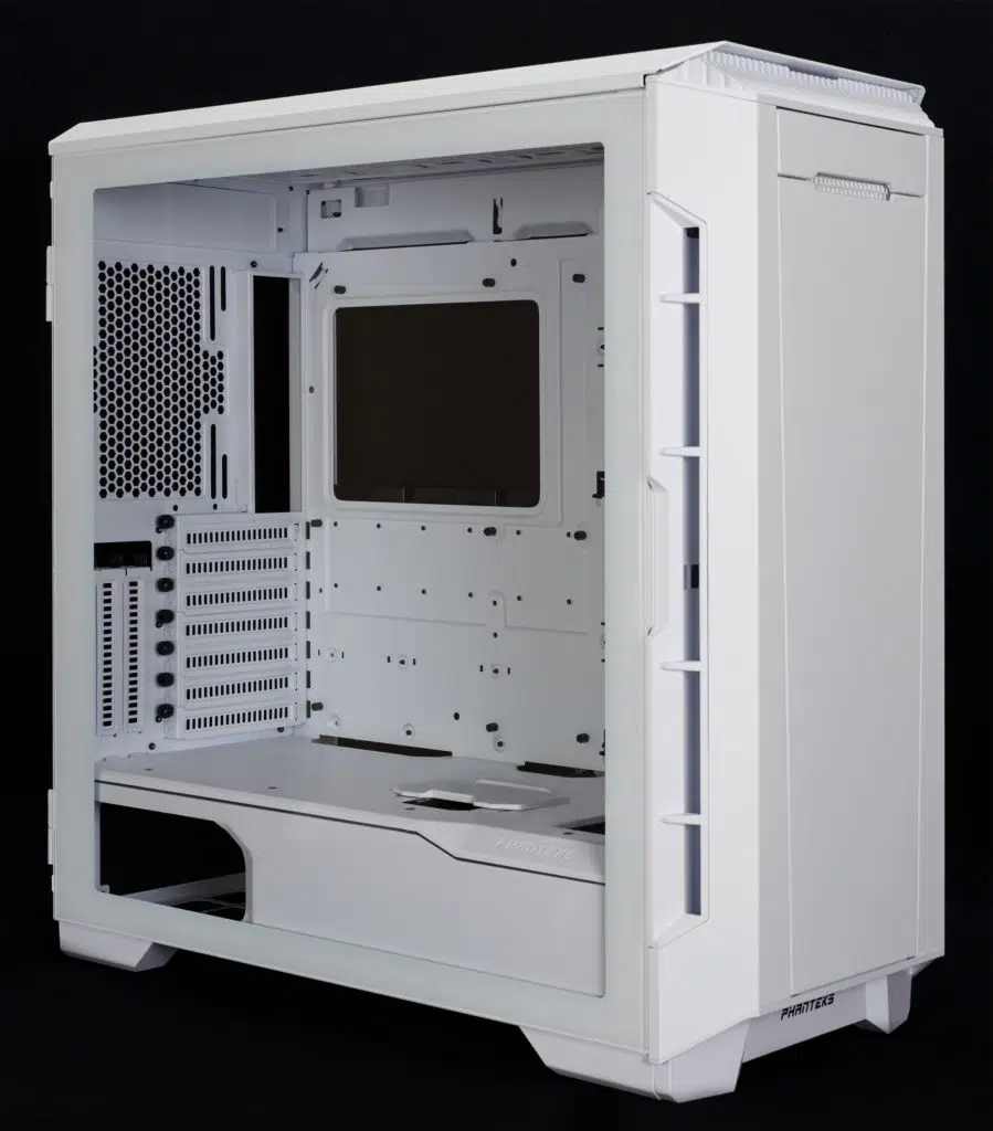 Phanteks P600s Matte White front left