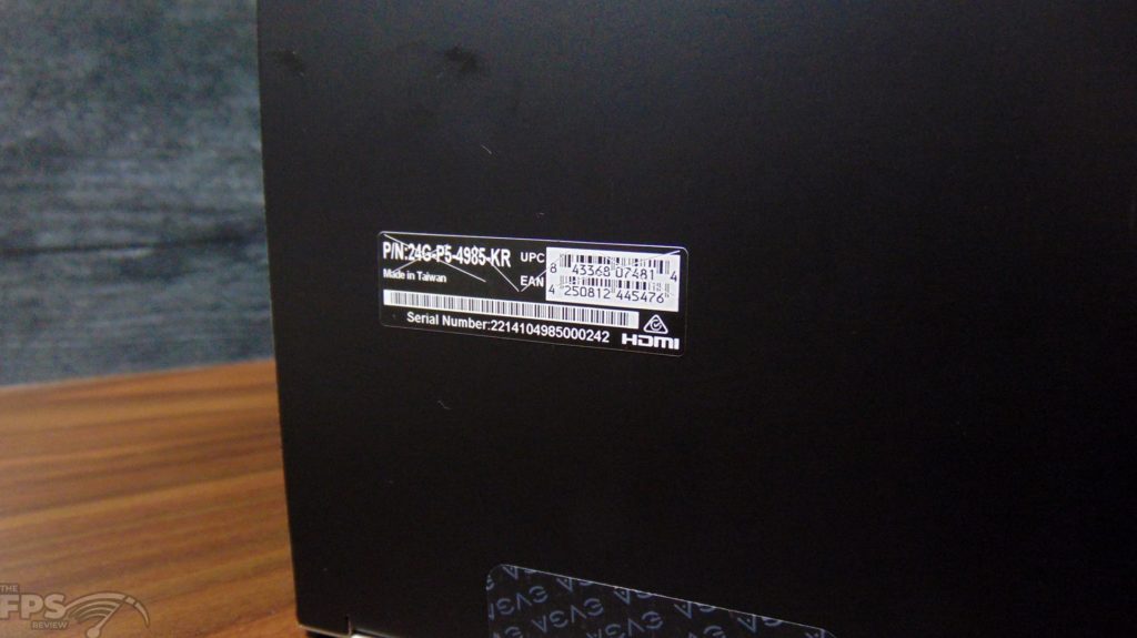 EVGA GeForce RTX 3090 Ti FTW3 Ultra Gaming video card box label