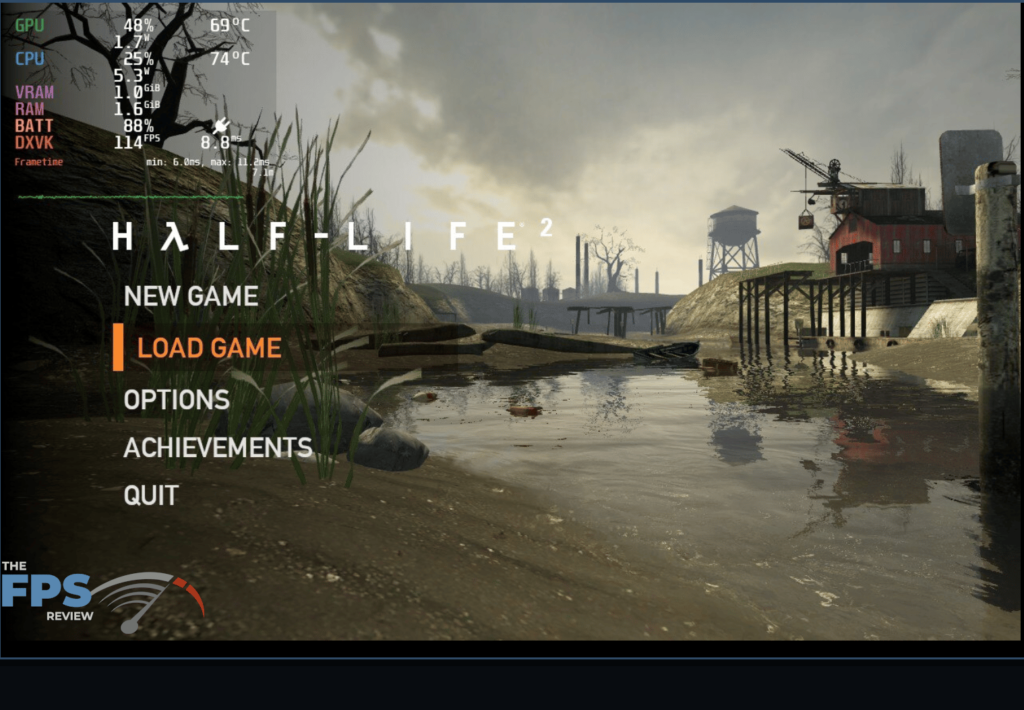 Steam Deck Half-Life 2 Load Screen Screenshot