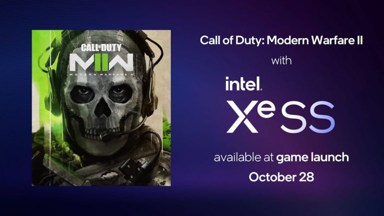 Intel Confirms Xe Super Sampling (XeSS) Support for More Games, including Call of Duty: Modern Warfare II
