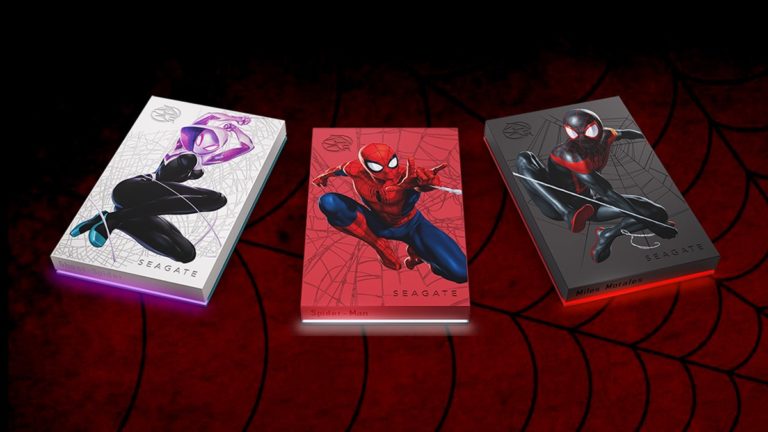 Seagate Introduces Limited-Edition Spider-Man, Ghost-Spider, and Miles Morales FireCuda HDDs