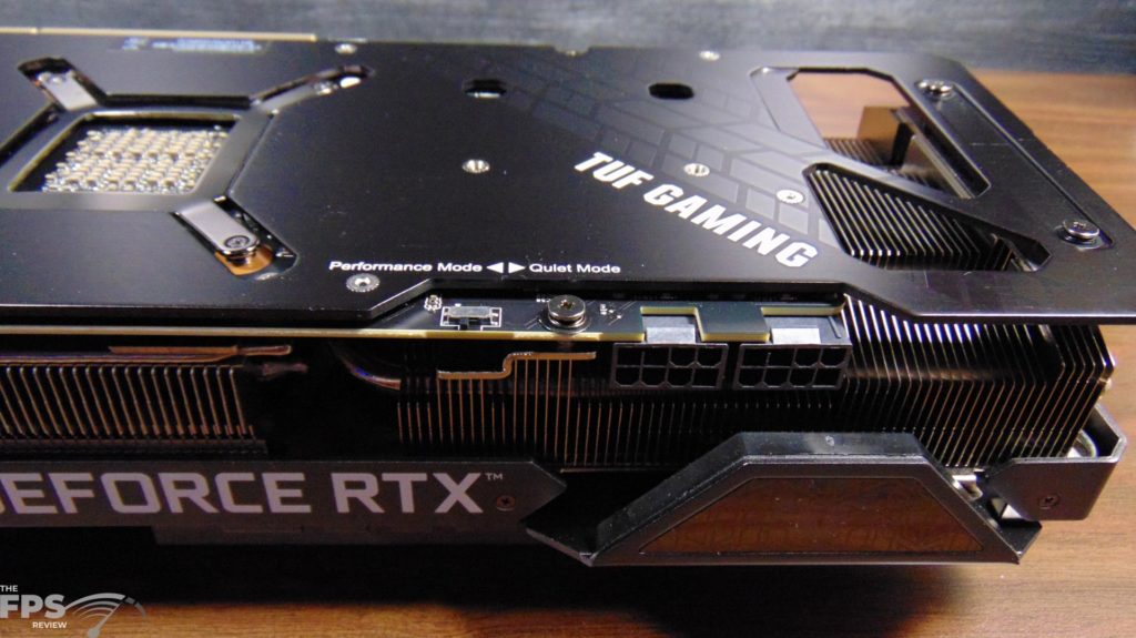 ASUS TUF Gaming GeForce RTX 3080 Ti OC Edition Video Card Dual BIOS Switch and 8-pin PCIe power connectors
