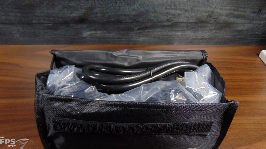 MSI MPG A1000G Power Supply Cables in Bag