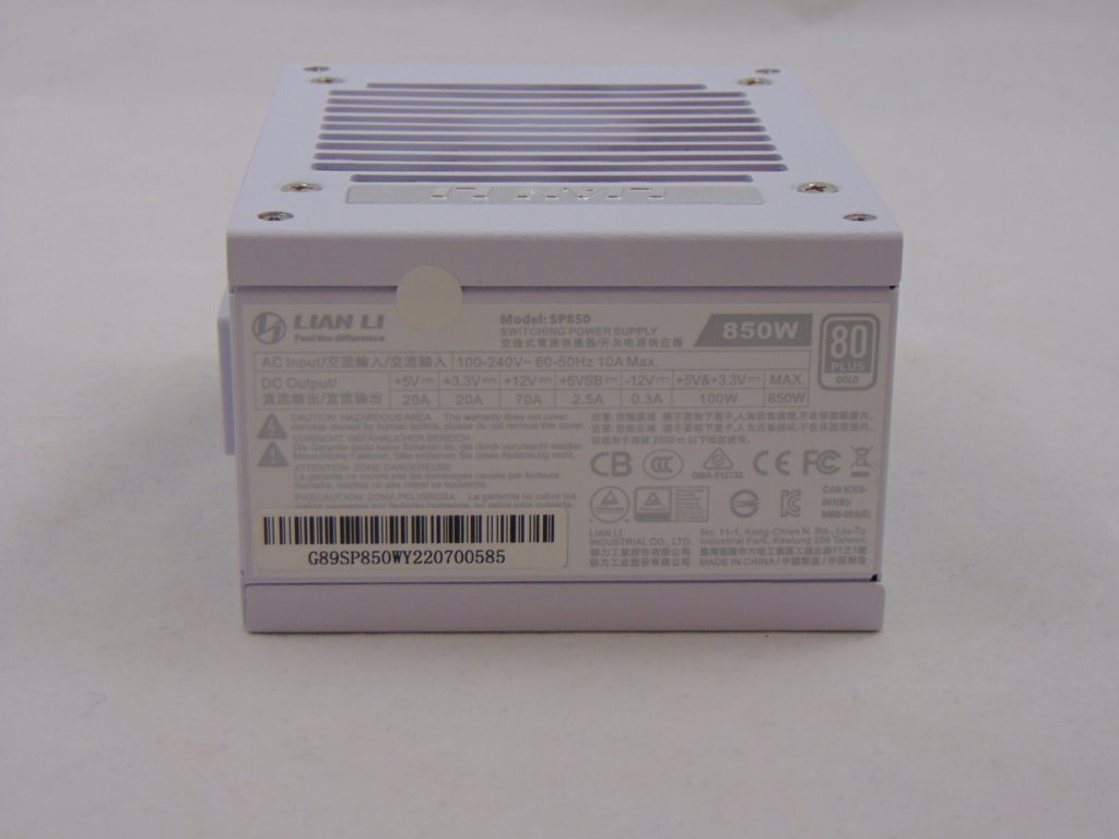 LianLI SP850 power label