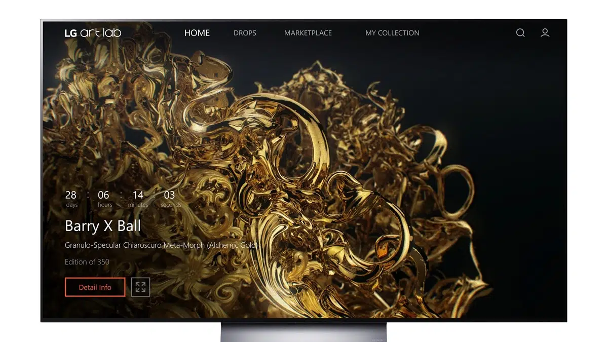 LG Launches NFT Platform for Premium TVs