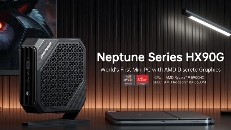 Minisforum Launches Pre-Sales for Neptune Series Elitemini HX90G: First Mini PC with AMD Discrete Graphics
