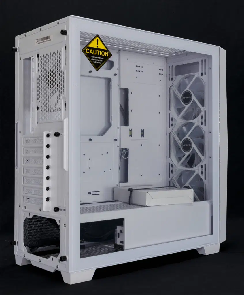 Antec DF800 FLUX White rear left empty