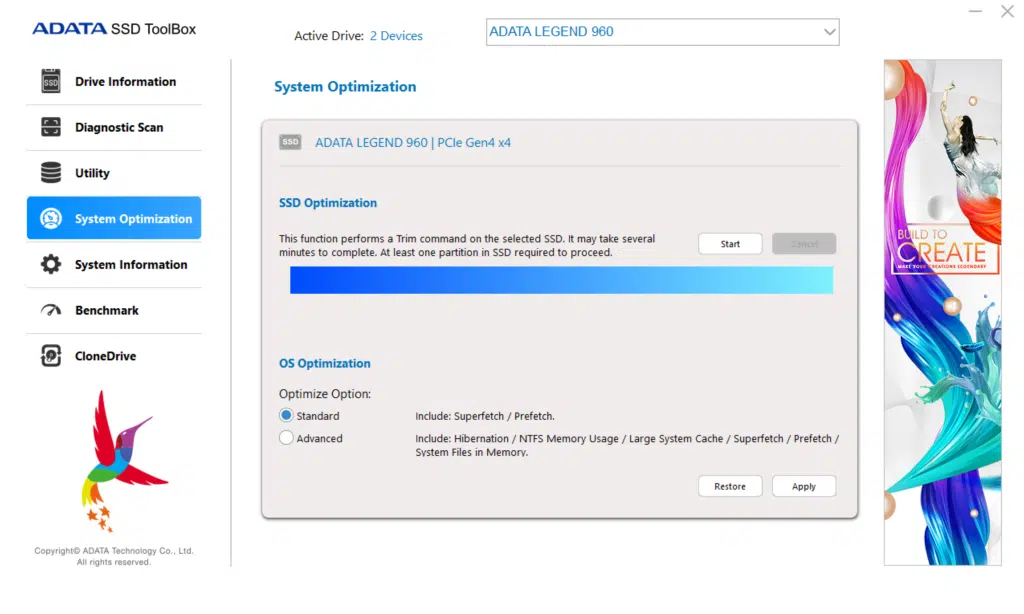 ADATA SSD ToolBox