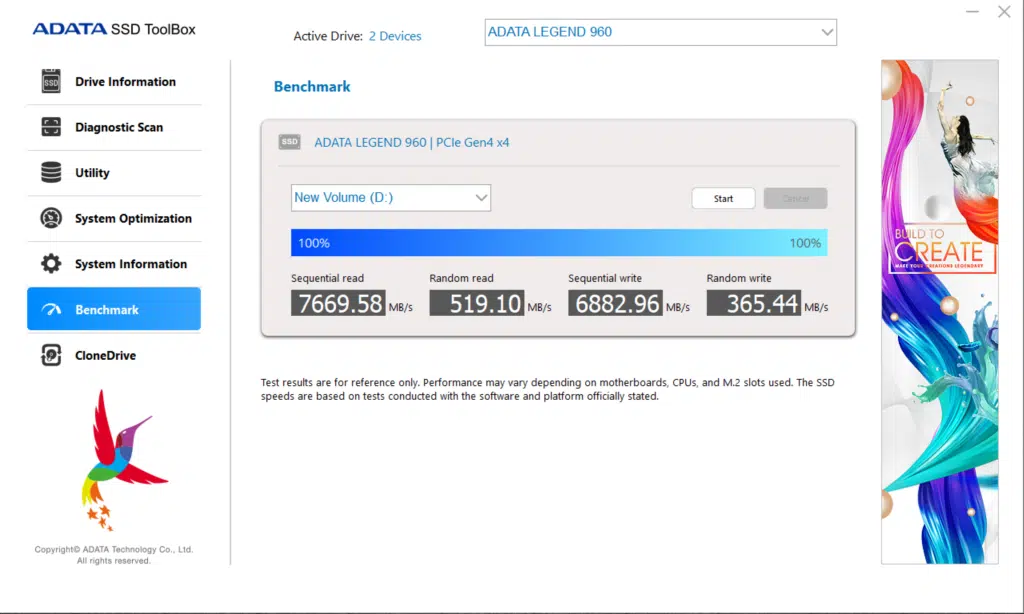 ADATA SSD ToolBox
