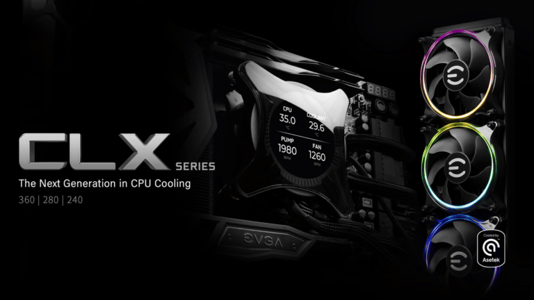 EVGA Announces CLX Series AIO CPU Liquid Coolers
