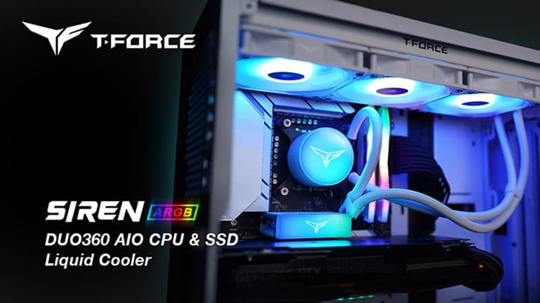 TEAMGROUP Launches T-FORCE SIREN DUO360 ARGB CPU & SSD AIO Liquid Cooler, Features Industry’s First Dual Water Blocks for Maximum Cooling