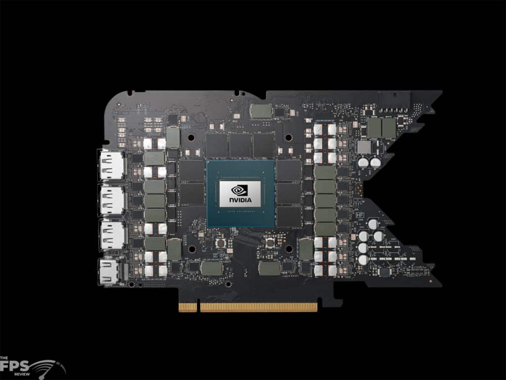 NVIDIA GeForce RTX 4080 Founders Edition Bare PCB Top View