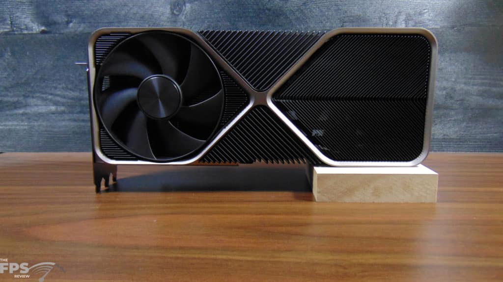 NVIDIA GeForce RTX 4080 Founders Edition Front View Sitting on Desk