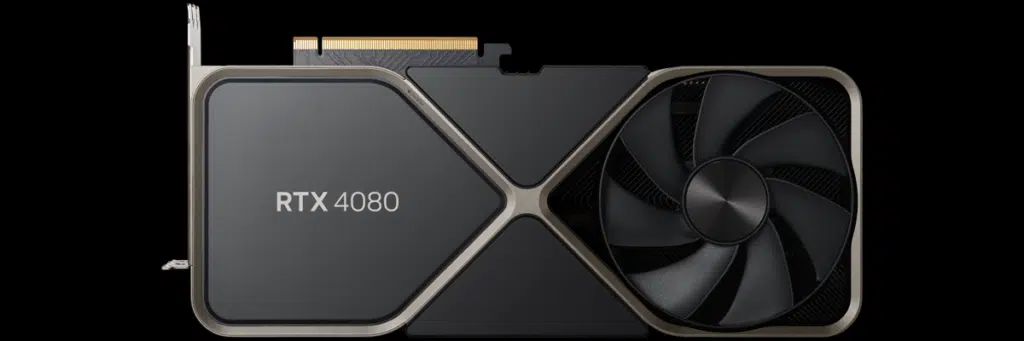 NVIDIA GeForce RTX 4080 Founders Edition Back View