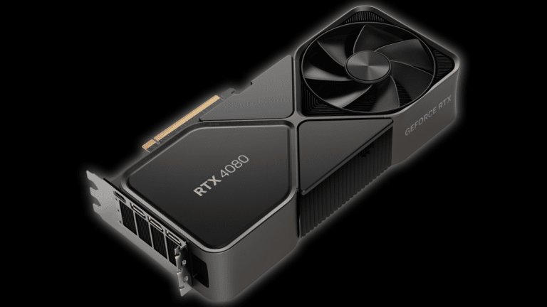 NVIDIA GeForce RTX 4080 Founders Edition Angled Top View Featured Image