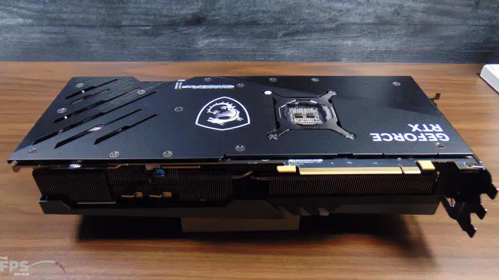 MSI GeForce RTX 4080 16GB GAMING X TRIO bottom view