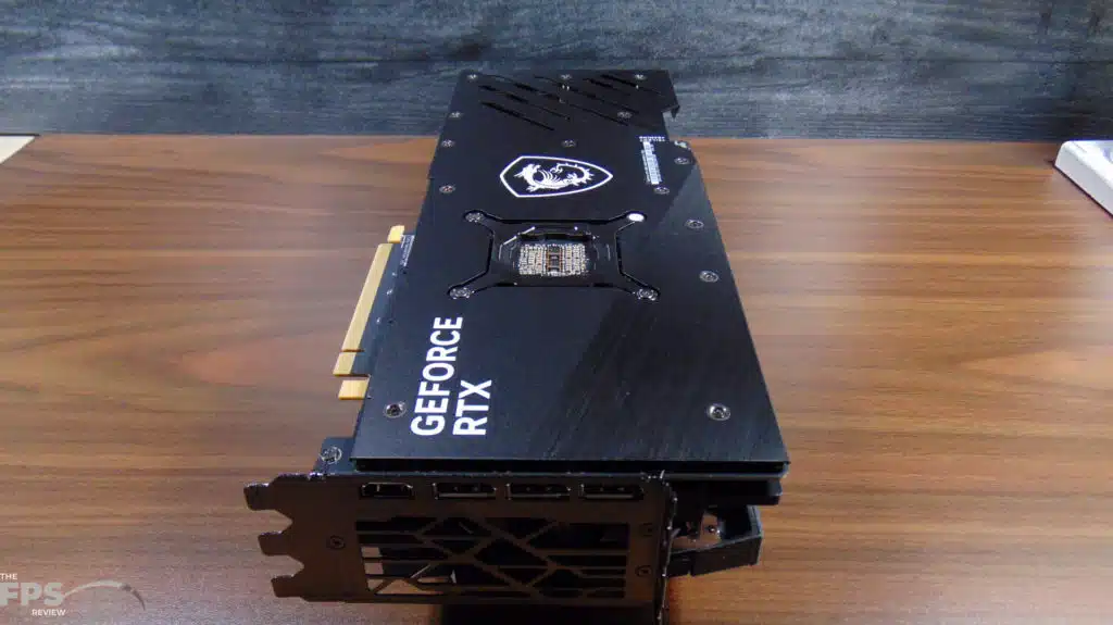 MSI GeForce RTX 4080 16GB GAMING X TRIO bottom view