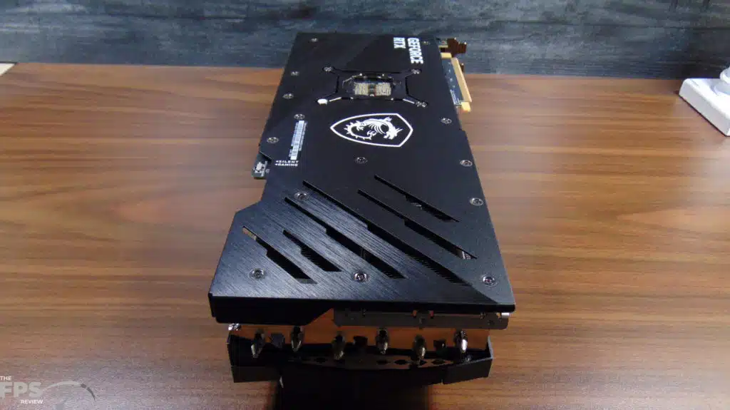 MSI GeForce RTX 4080 16GB GAMING X TRIO bottom view