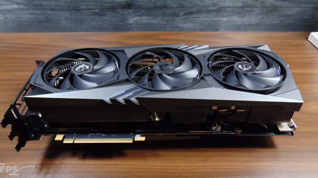 MSI GeForce RTX 4080 16GB GAMING X TRIO top view