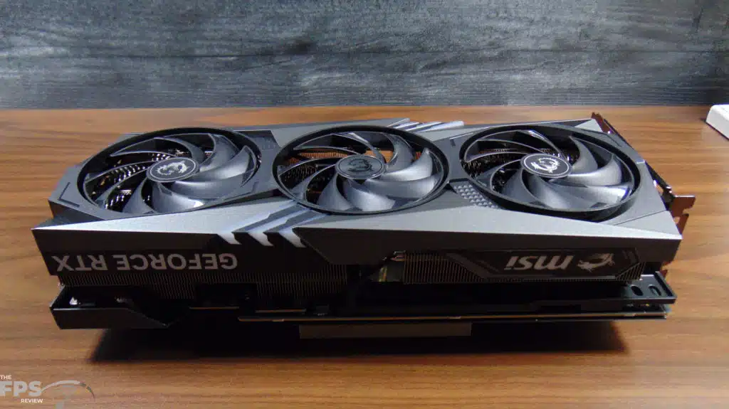 MSI GeForce RTX 4080 16GB GAMING X TRIO top view