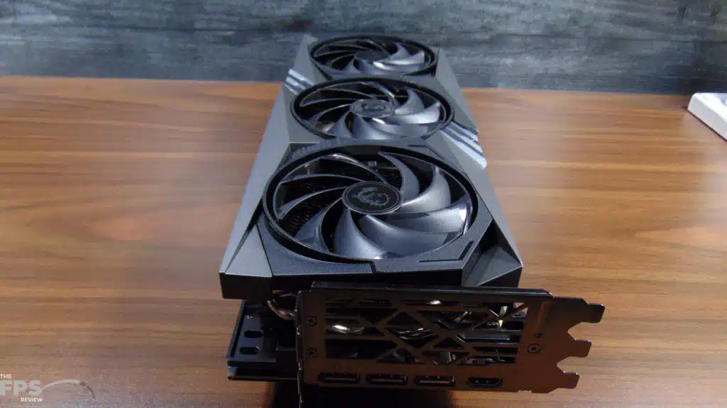 MSI GeForce RTX 4080 16GB GAMING X TRIO top view
