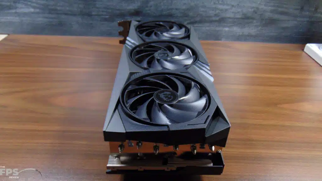 MSI GeForce RTX 4080 16GB GAMING X TRIO top view