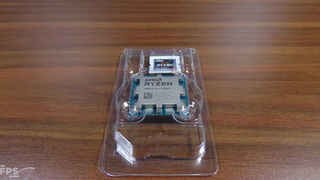 AMD Ryzen 7 7700X CPU in packaging