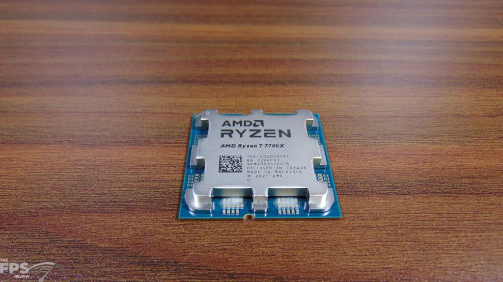 AMD Ryzen 7 7700X CPU Top View