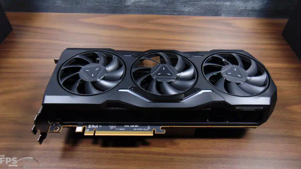 AMD Radeon RX 7900 XTX Video Card Top View