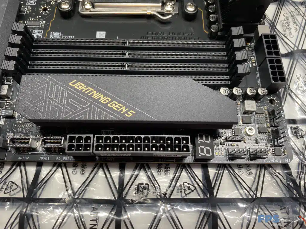 MSI MEG X670E ACE Main power Connection
