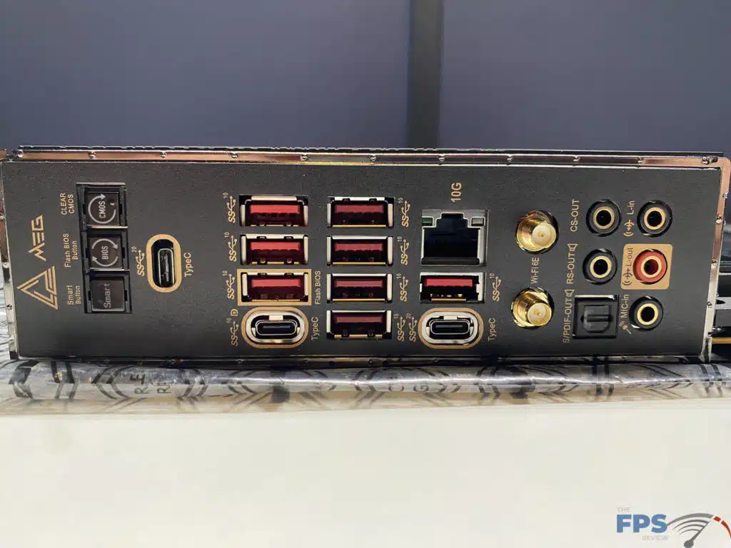 MSI MEG X670E ACE Rear I/O