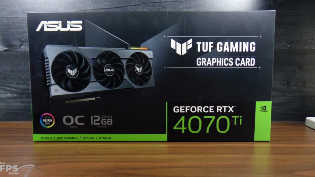 ASUS TUF Gaming GeForce RTX 4070 Ti 12GB OC Edition Box Front
