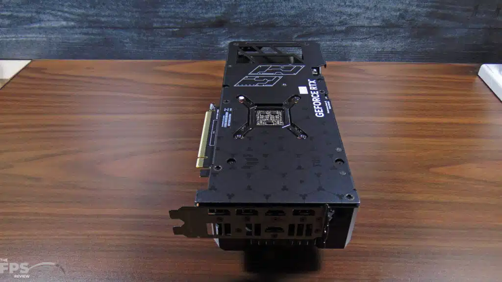 ASUS TUF Gaming GeForce RTX 4070 Ti 12GB OC Edition Back View