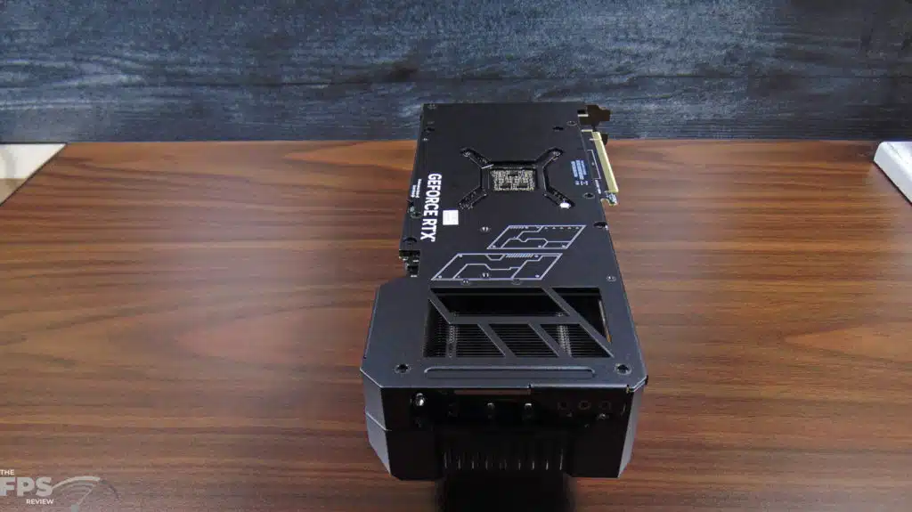 ASUS TUF Gaming GeForce RTX 4070 Ti 12GB OC Edition Back View