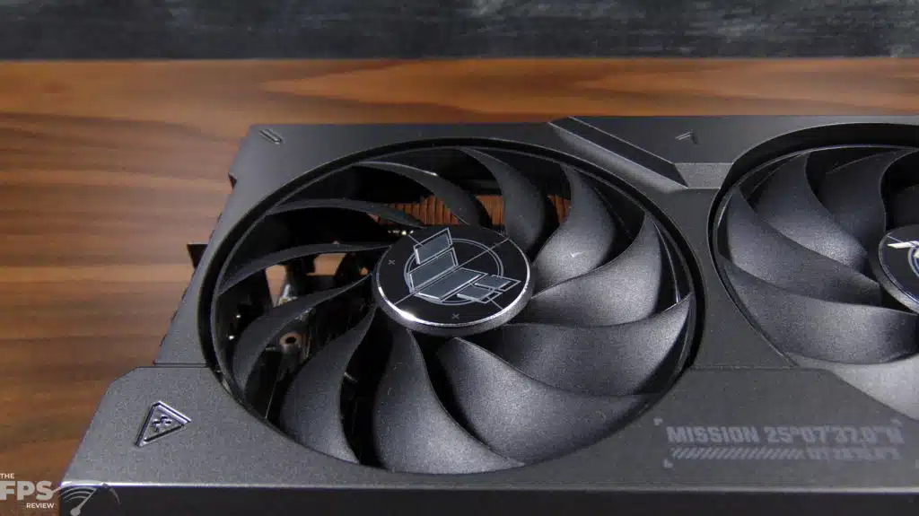 ASUS TUF Gaming GeForce RTX 4070 Ti 12GB OC Edition Left Fan