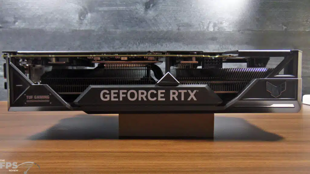ASUS TUF Gaming GeForce RTX 4070 Ti 12GB OC Edition Top Edge View
