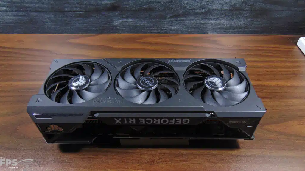 ASUS TUF Gaming GeForce RTX 4070 Ti 12GB OC Edition Top View