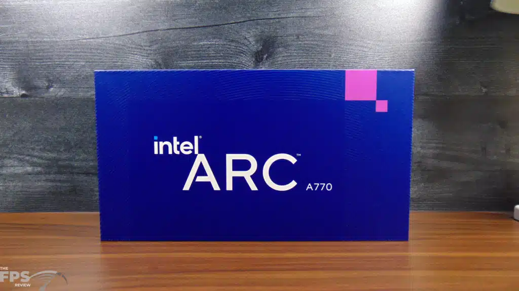 Intel Arc A770 16GB Limited Edition Video Card Box