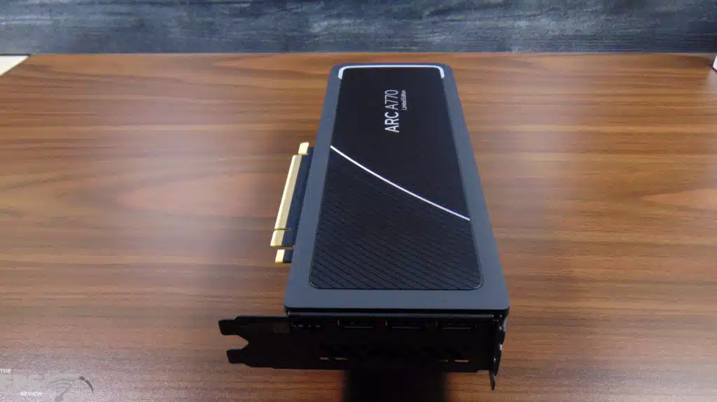Intel Arc A770 16GB Limited Edition Video Card Back View
