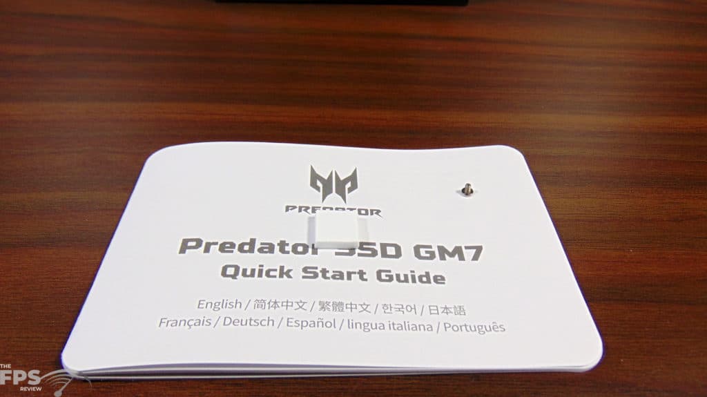 Acer Predator 1TB Gen4 x4 M.2 SSD Box Contents