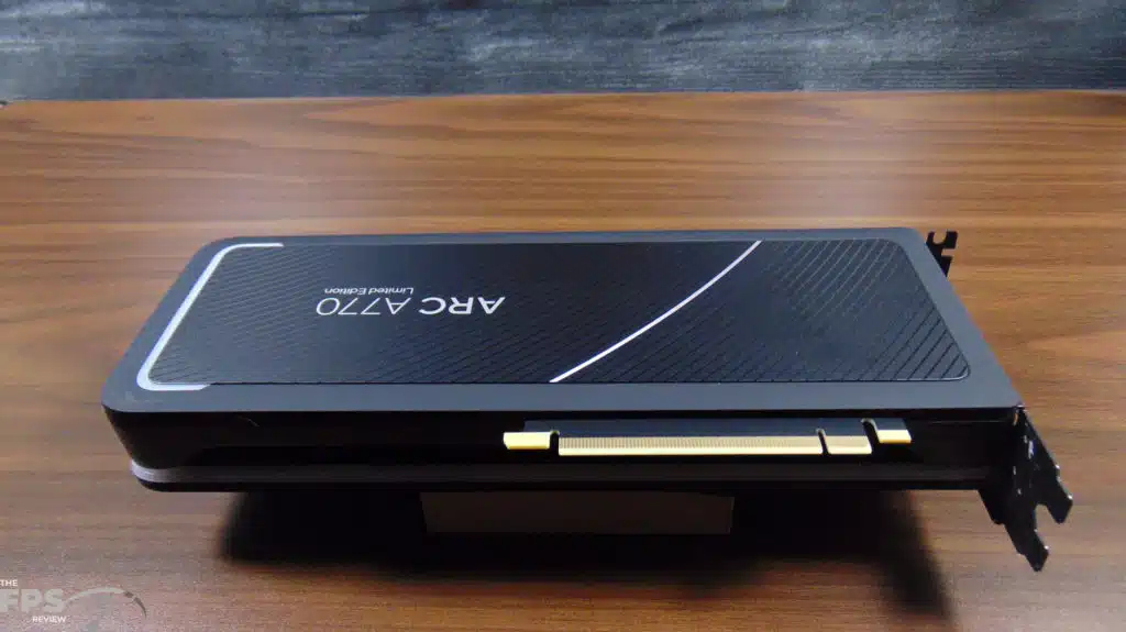 Intel Arc A770 16GB Limited Edition Video Card Back View