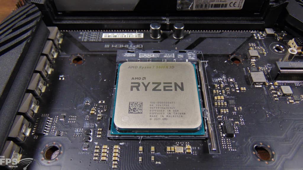 Ryzen 7 5800X3D CPU Closeup