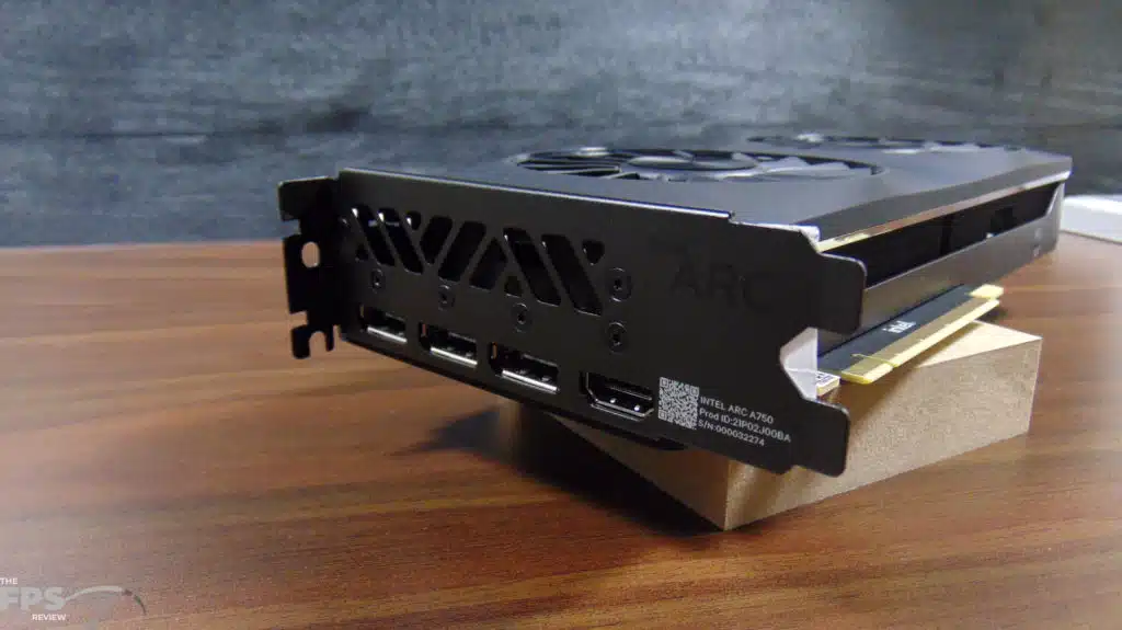 Intel Arc A750 Limited Edition Video Card I/O Bracket