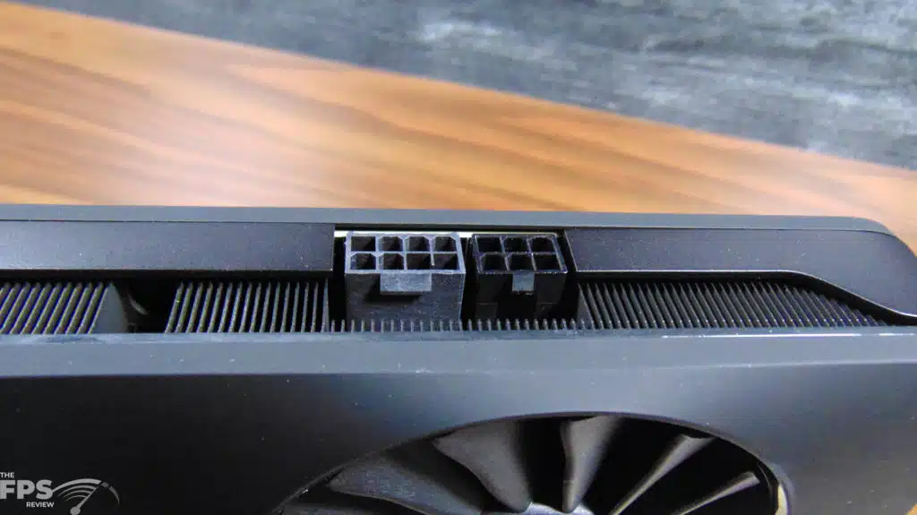 Intel Arc A750 Limited Edition Video Card Power Connectors
