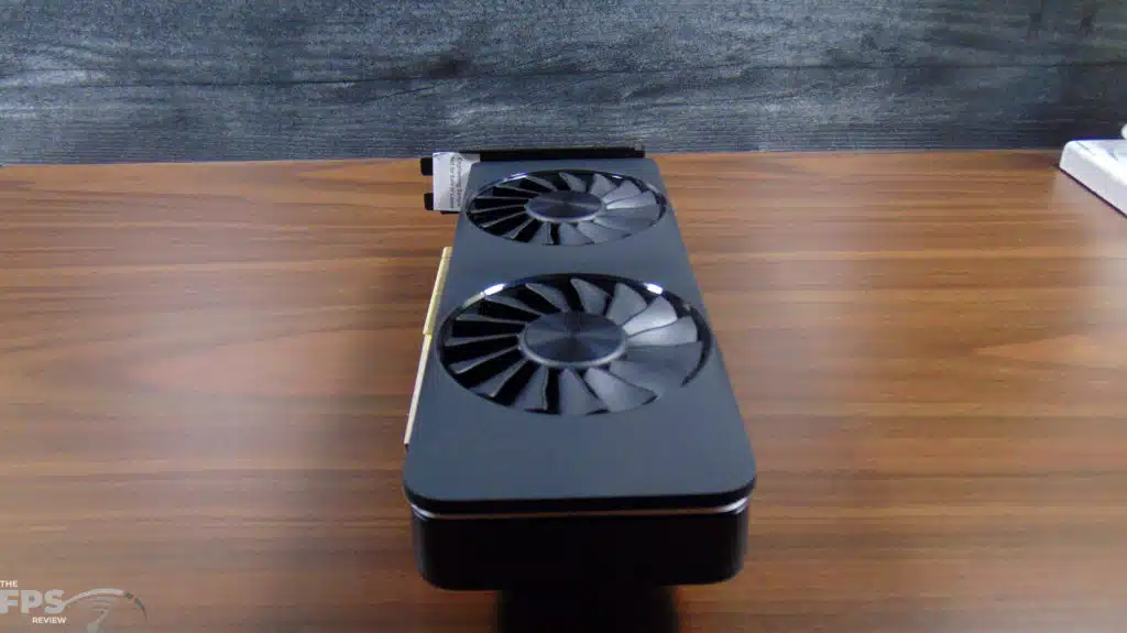 Intel Arc A750 Limited Edition Video Card Top of Card
