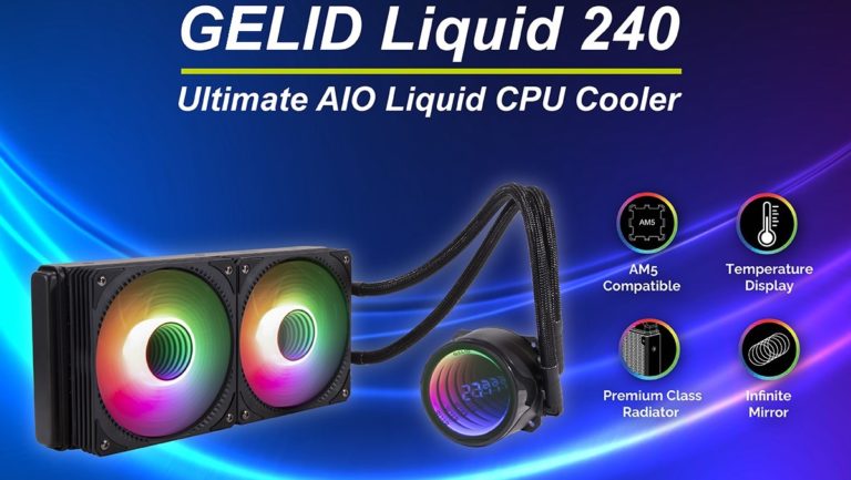 GELID Debuts Its Ultimate AIO Liquid CPU Cooler Product Line with the Launch of 120mm and 240mm Coolers