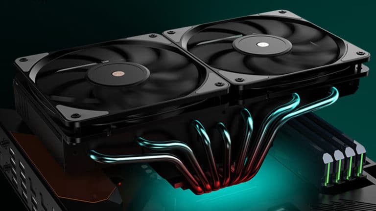 Low-Profile, Twin-Fan CPU Cooler Can Cool Up to 265 Watts